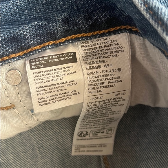 Levi’s ‘94 Baggy Jeans sz 30 x 31, EUC classic Blue Denim Jeans, wide leg barrel - Picture 7 of 12